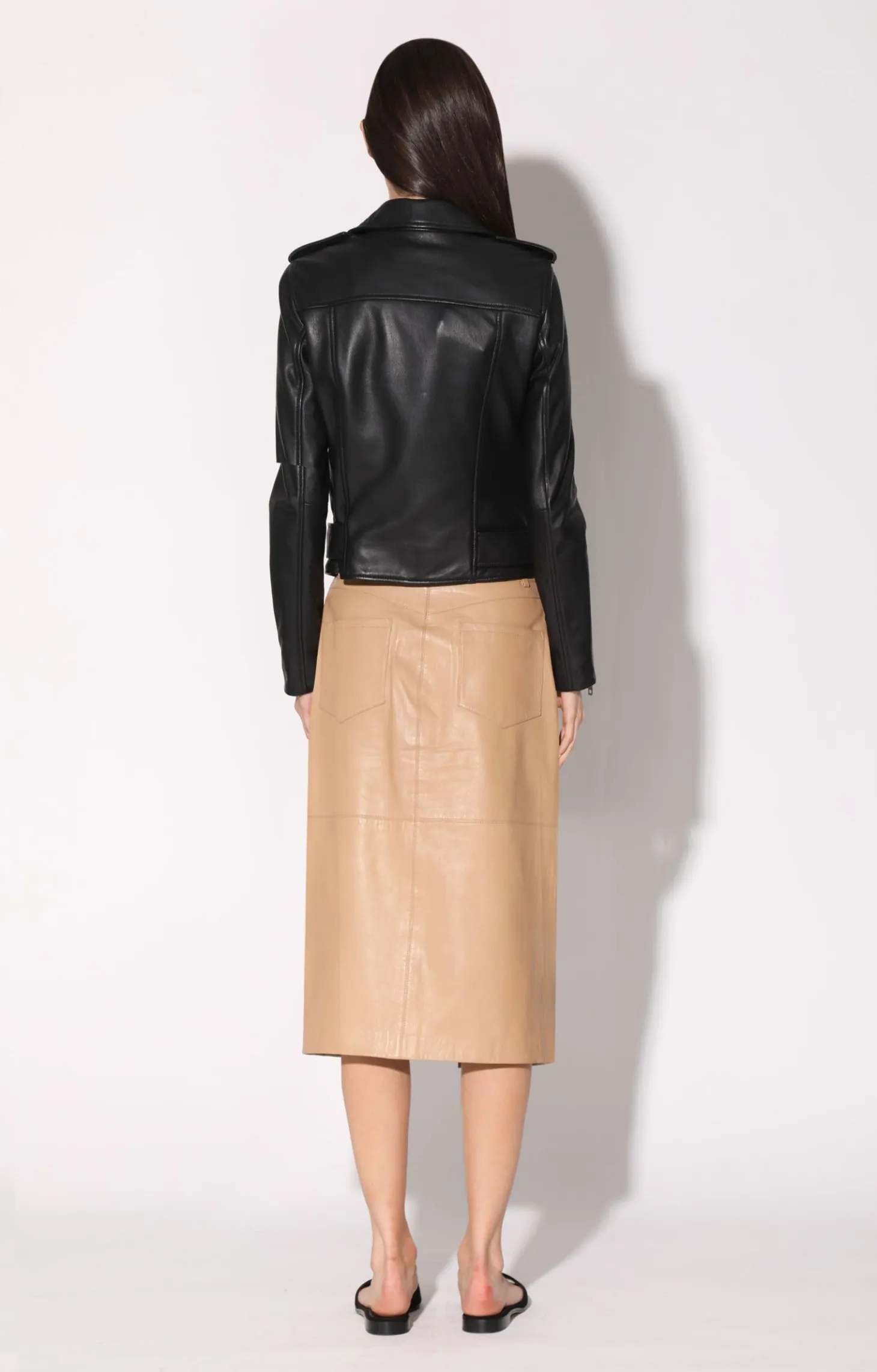 Allison Jacket, Black-Leather>Walter Baker Shop