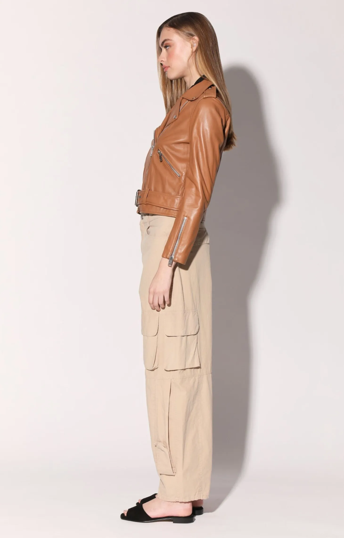 Allison Jacket, Camel-Leather>Walter Baker Discount