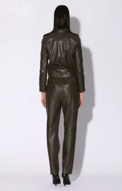 Allison Jacket, Moss-Leather><noscript><img width=