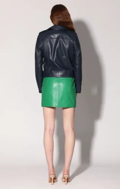 Allison Jacket, Navy-Leather><noscript><img width=