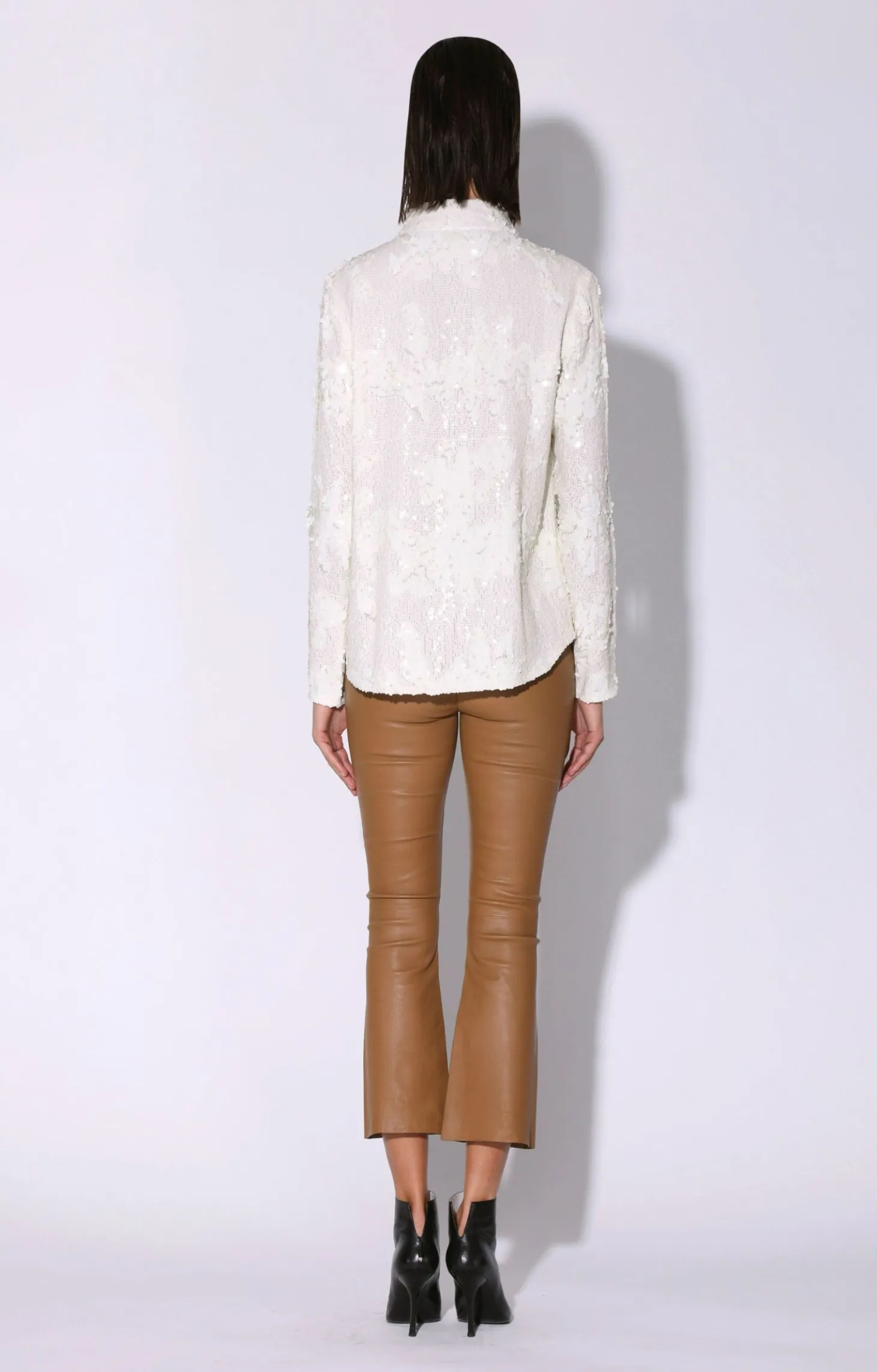 Athena Top, Vanilla Cloud Sequin>Walter Baker New
