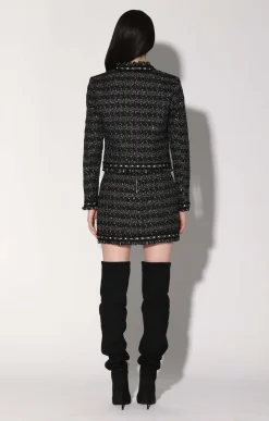 Carla Jacket, Tribeca Tweed Black Black><noscript><img width=