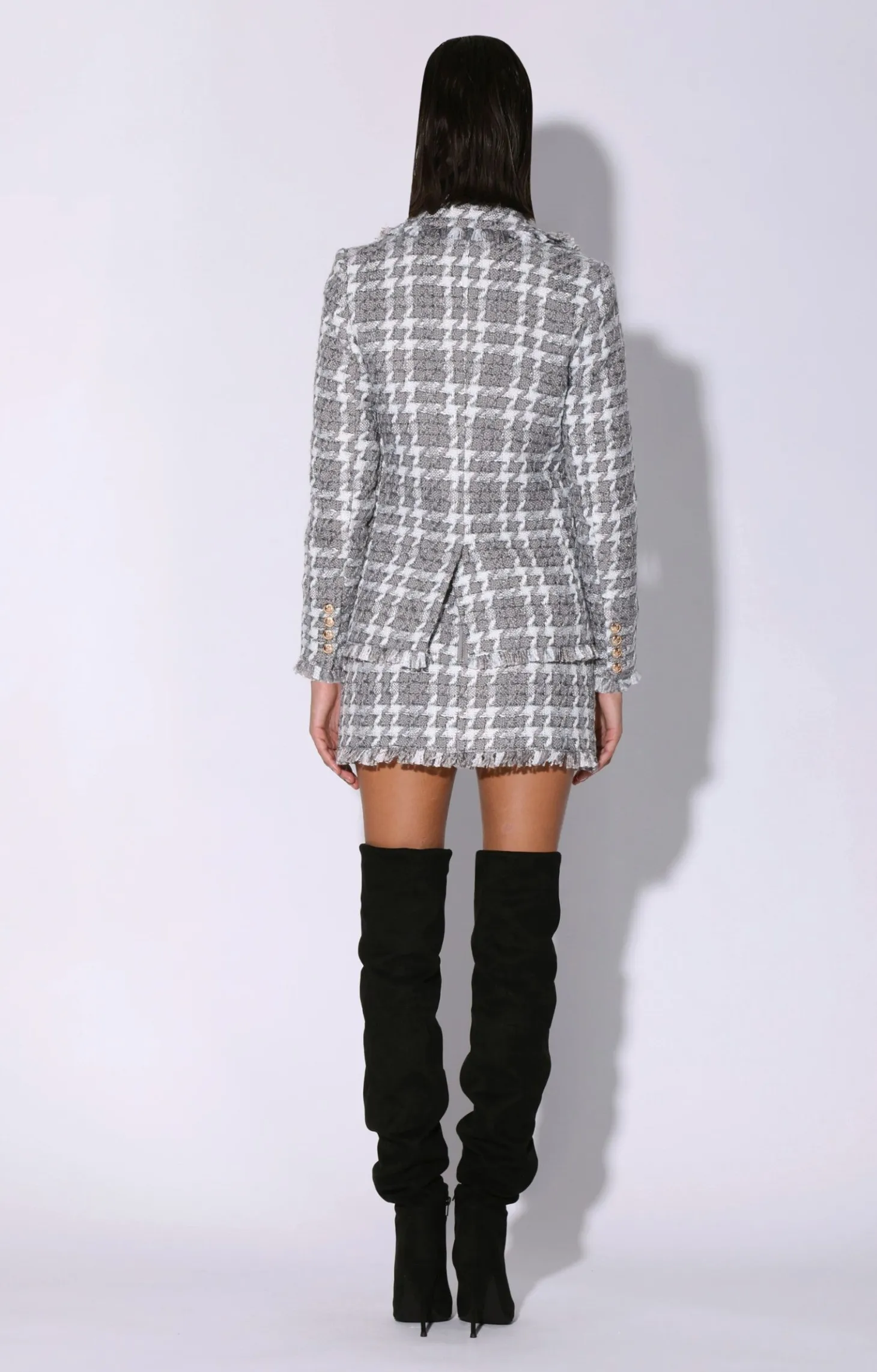 Damon Blazer, Heritage Tweed Grey>Walter Baker Cheap