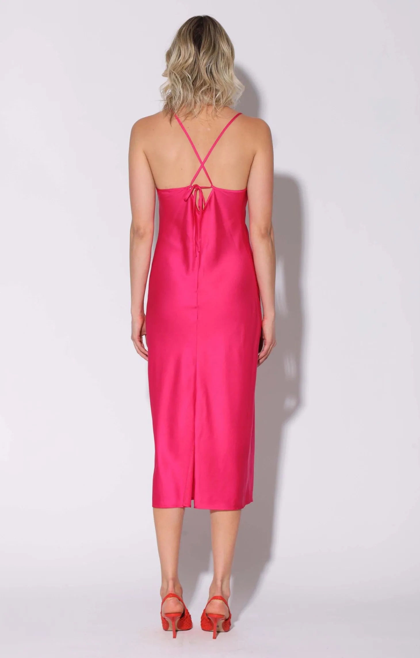 Dani Dress, Bright Pink>Walter Baker Fashion