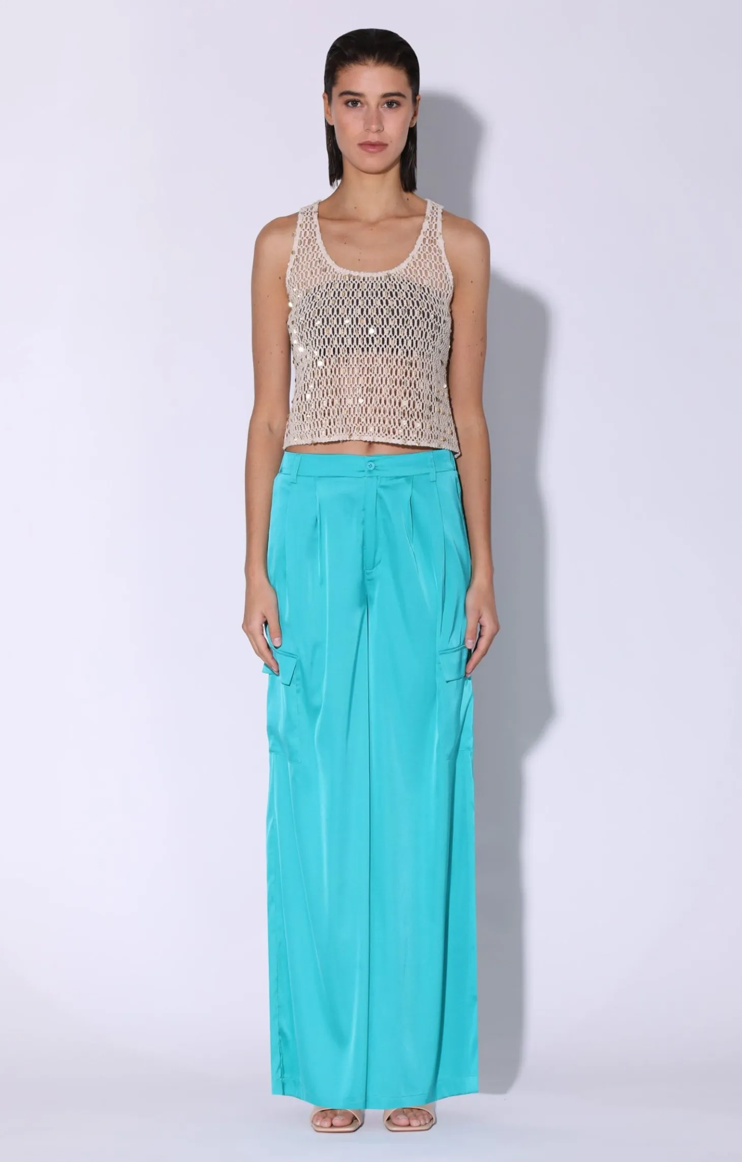 Denver Pant, Turquoise>Walter Baker Discount