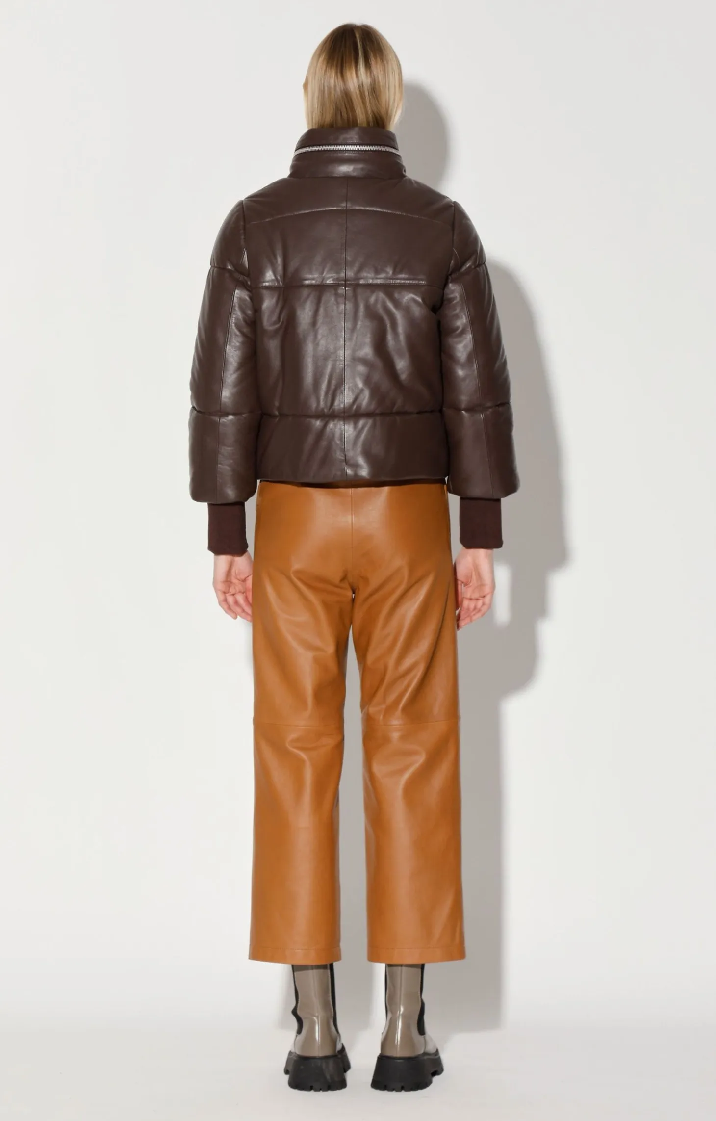 Edwina Jacket, Mocha-Leather>Walter Baker Clearance