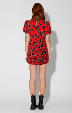 Farrah Dress, Bold Persimmon><noscript><img width=