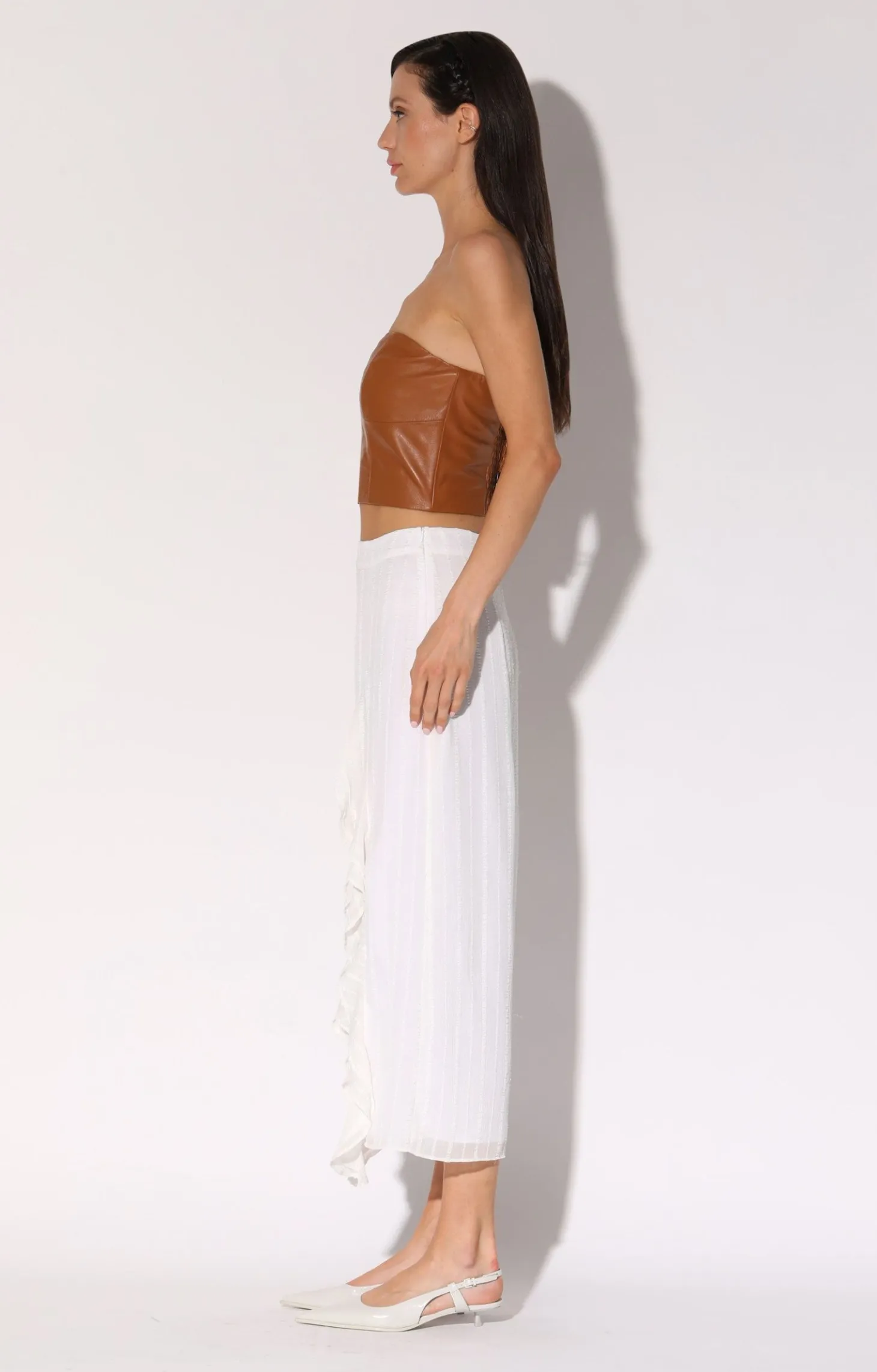 Frida Skirt, Off White>Walter Baker Best Sale