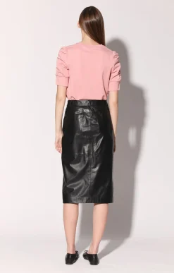 Glynice Skirt, Black-Leather><noscript><img width=