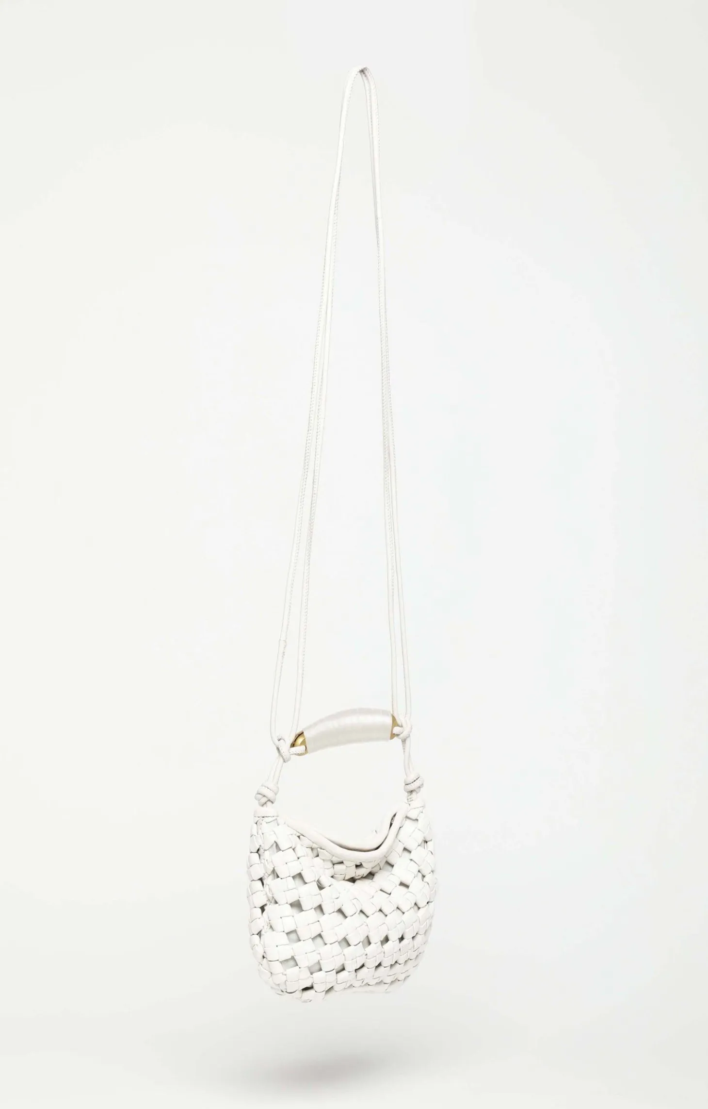 Hazel Mini Hobo, Bright White>Walter Baker Fashion