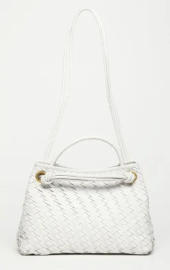 Hazel Tote, Bright White>Walter Baker New