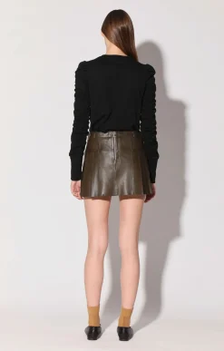 Izzie Skirt, Moss-Leather><noscript><img width=