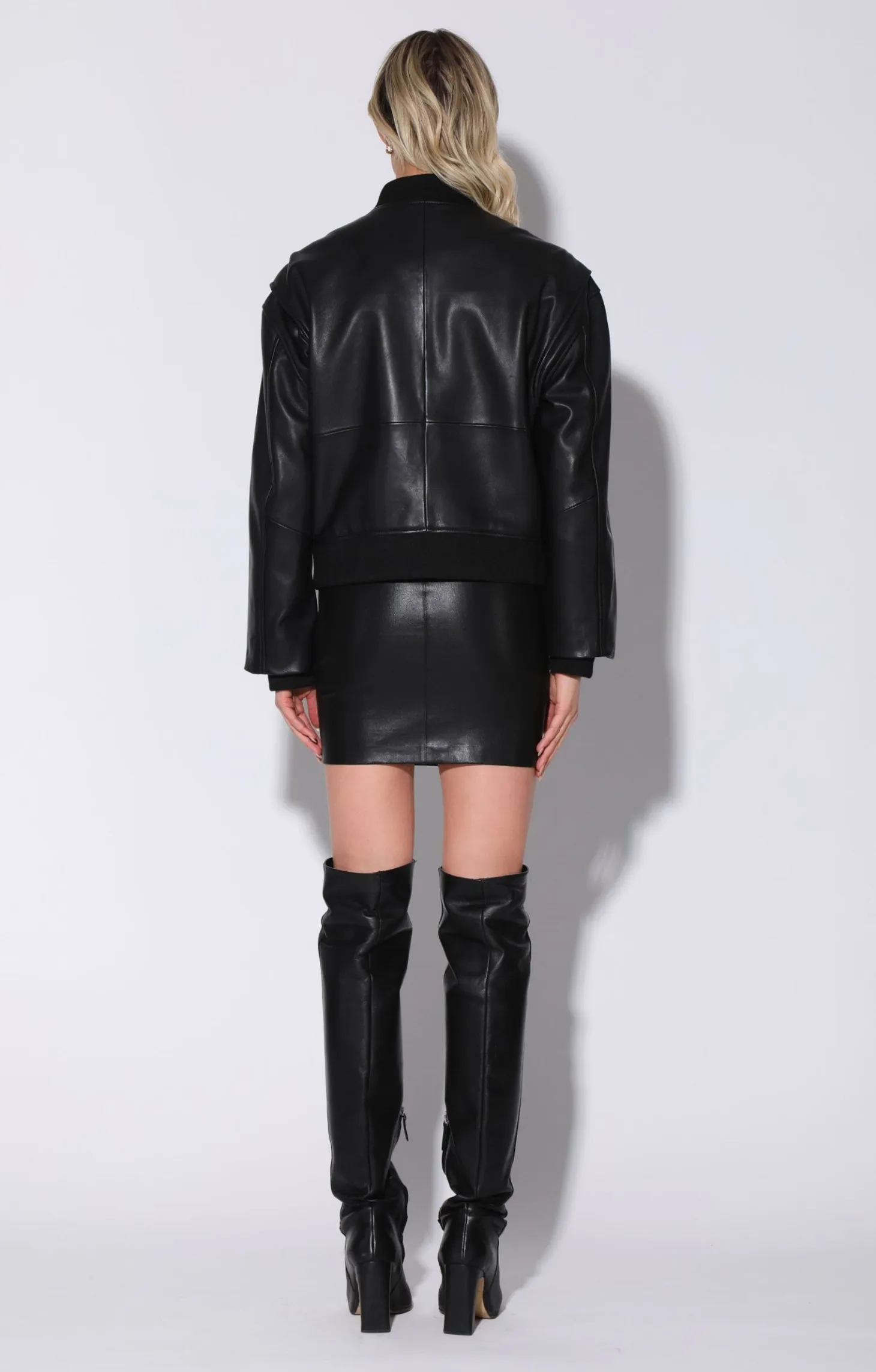 Jessah Jacket, Black-Leather>Walter Baker Best Sale