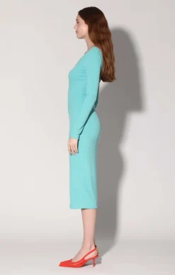 Jolene Dress, Aqua><noscript><img width=