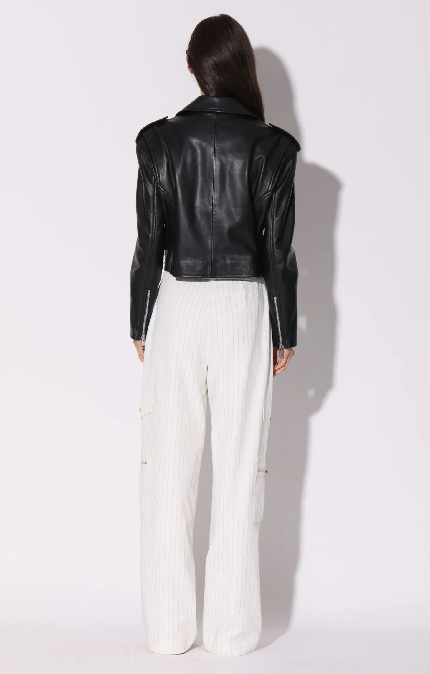 Jordy Jacket, Black-Leather>Walter Baker Cheap