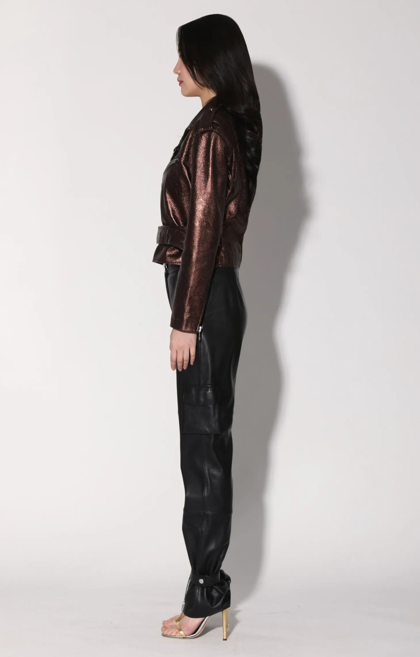 Jordy Jacket, Bronze Leather>Walter Baker Clearance