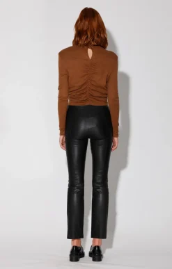 Karina Pant, Black-Stretch Leather><noscript><img width=