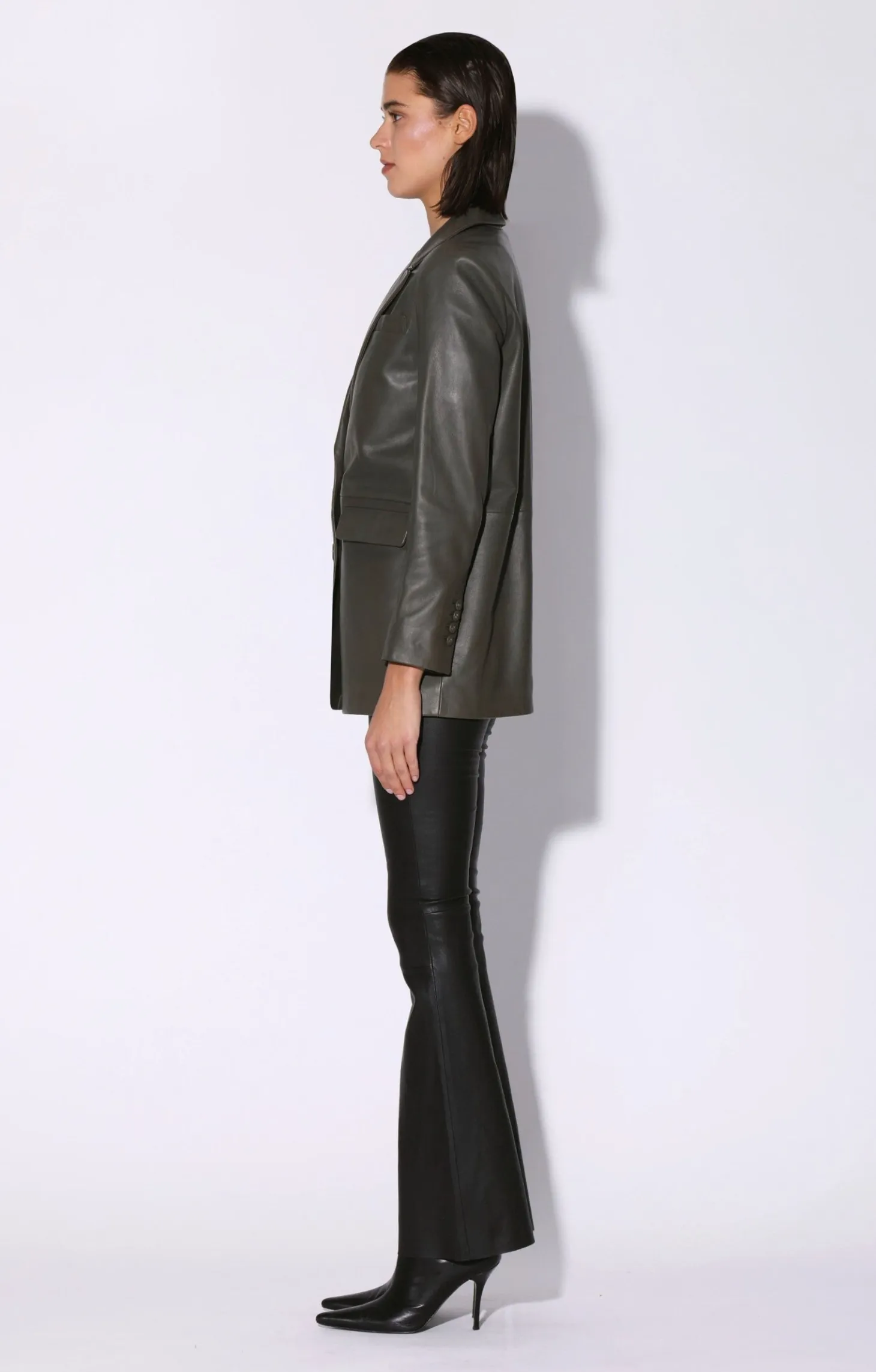 Kiki Blazer, Moss-Leather>Walter Baker Best