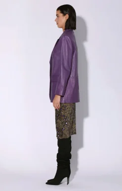 Kira Blazer, Amethyst-Leather><noscript><img width=