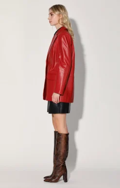 Kira Blazer, Red-Leather><noscript><img width=