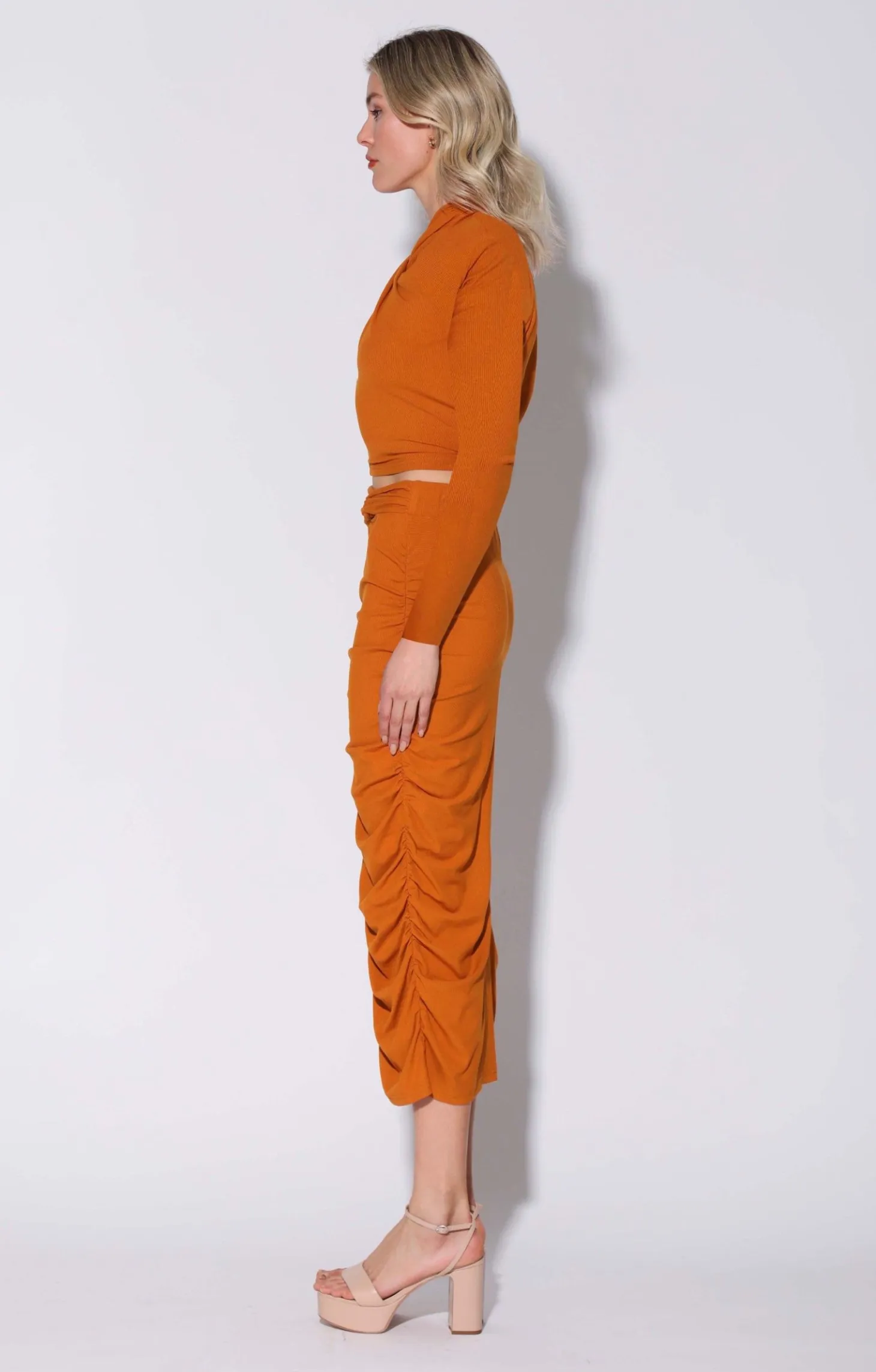 Kody Skirt, Rust>Walter Baker Sale