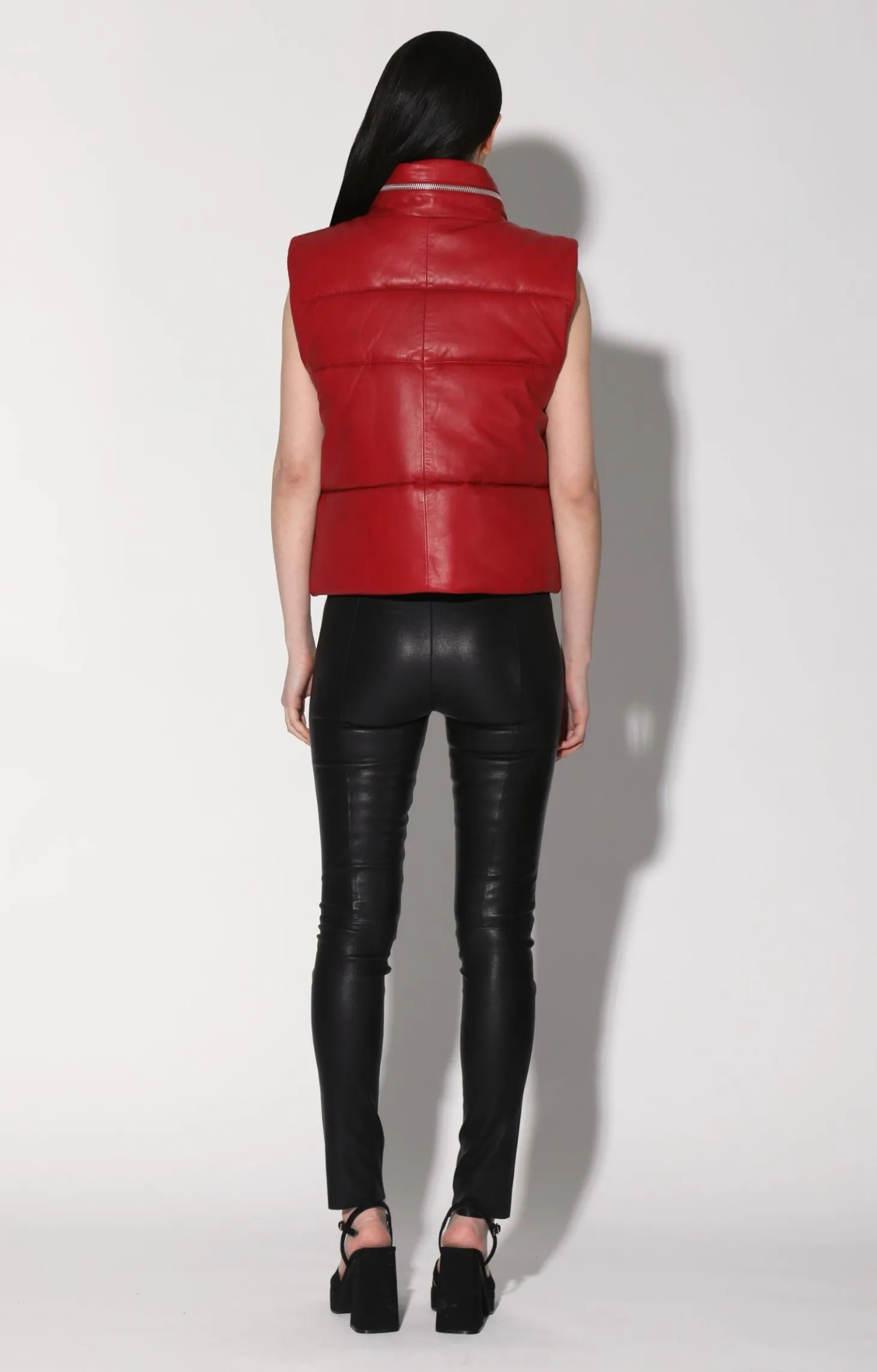 Landon Vest, Red-Puffer Leather>Walter Baker Hot