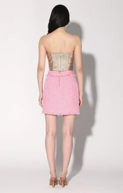 Laurette Skirt, Paris Pink Tweed><noscript><img width=