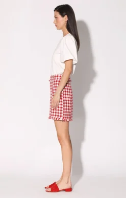 Laurette Skirt, Picnic Tweed Red><noscript><img width=