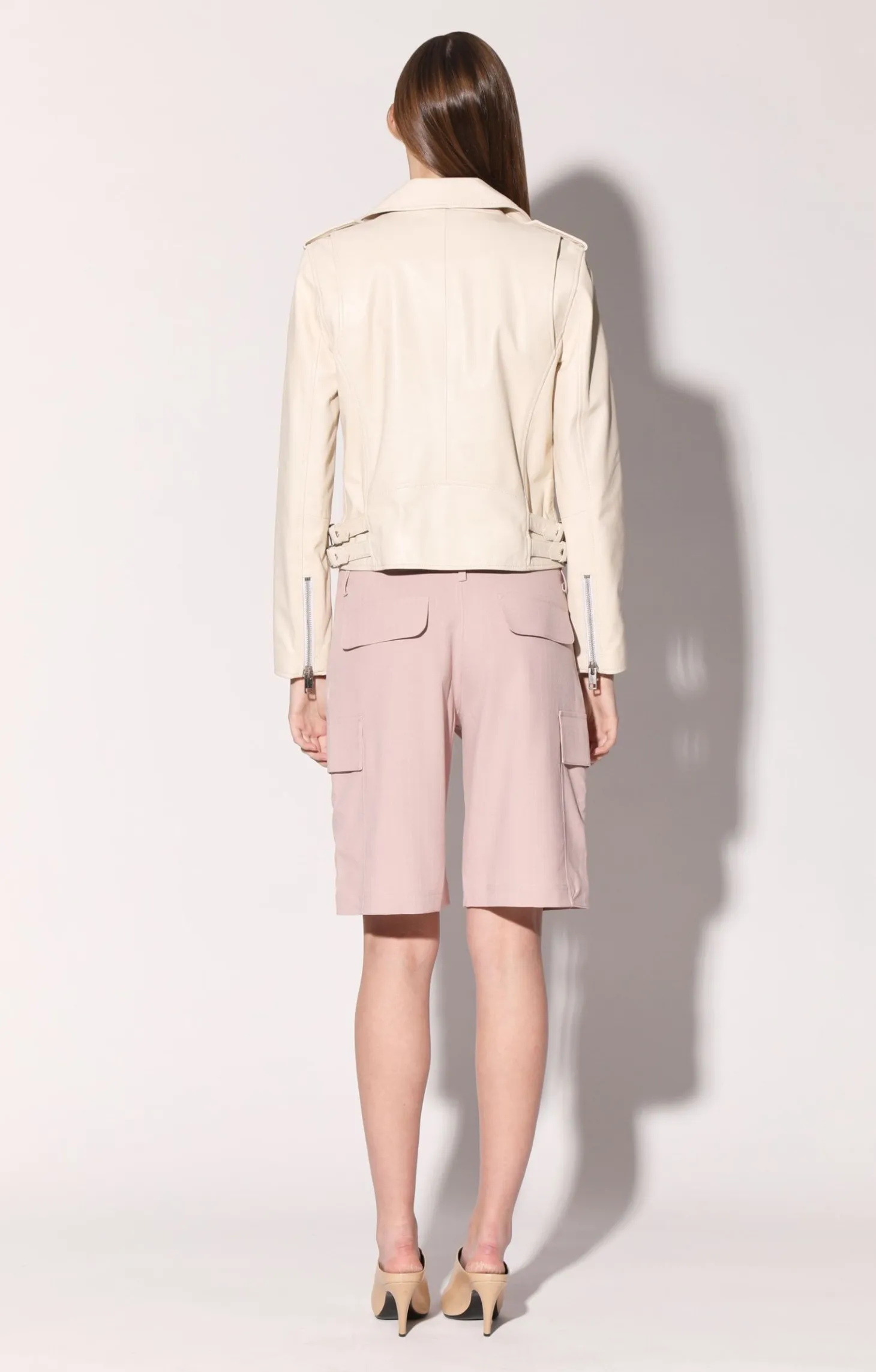 Liz Jacket, Oyster-Leather>Walter Baker Clearance