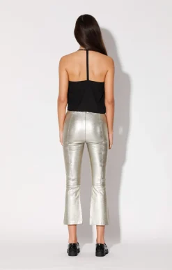Lori Pant, Gold-Stretch Leather><noscript><img width=