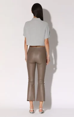 Luisa Pant, Sand-Stretch Leather><noscript><img width=