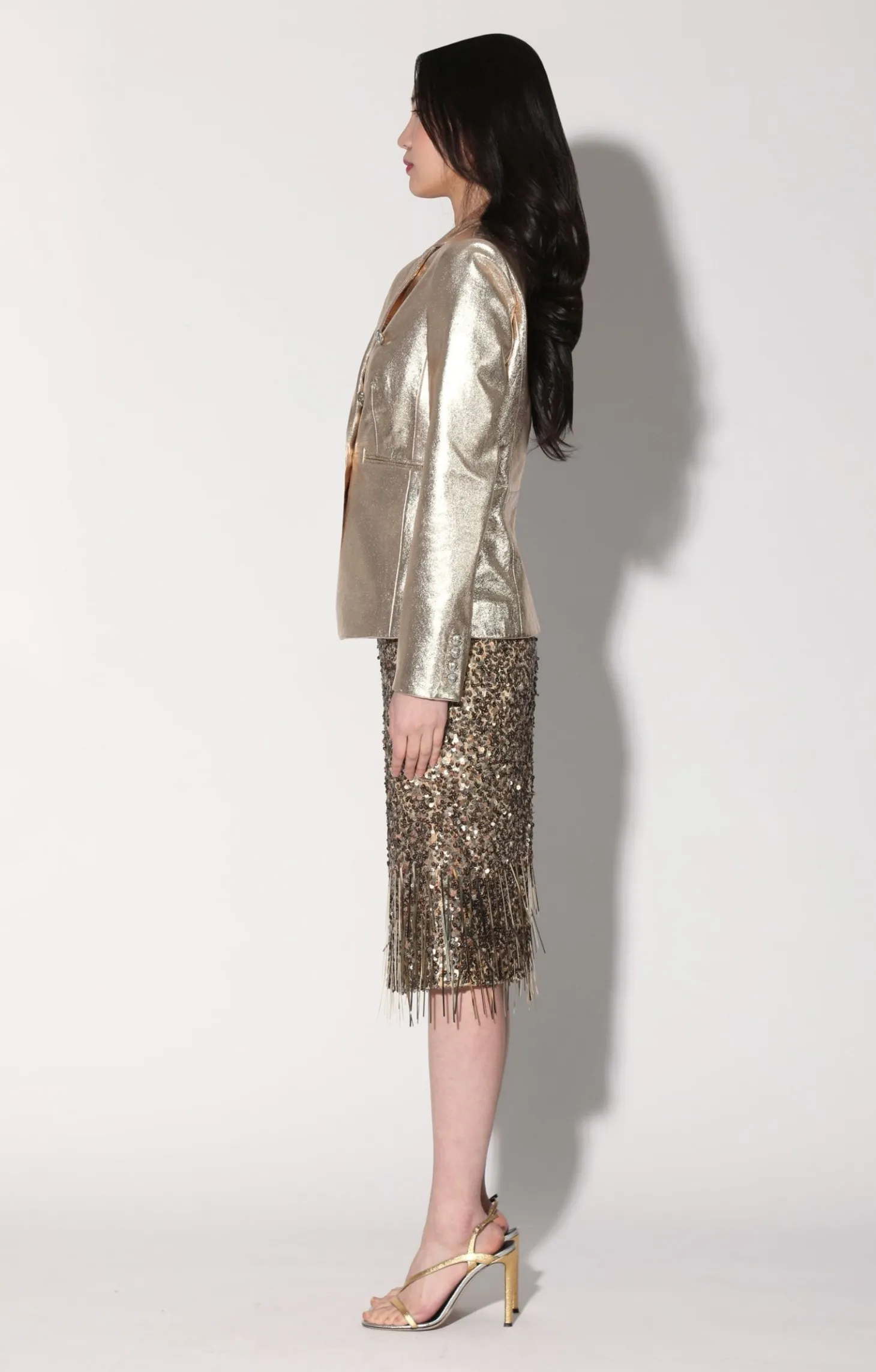 Marley Blazer, Gold-Leather>Walter Baker Clearance
