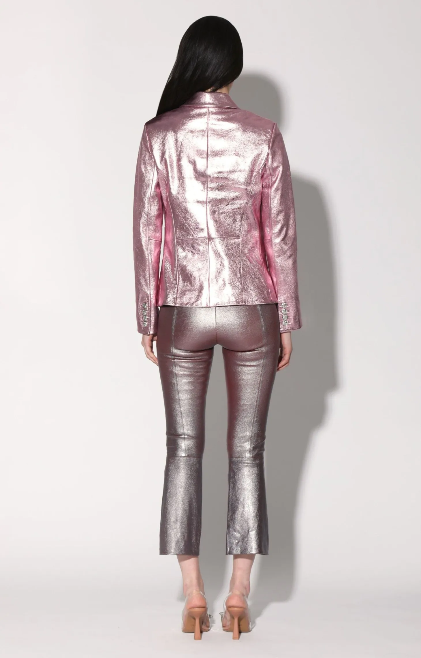 Marley Blazer, Pink Frost Metallic-Leather>Walter Baker Discount