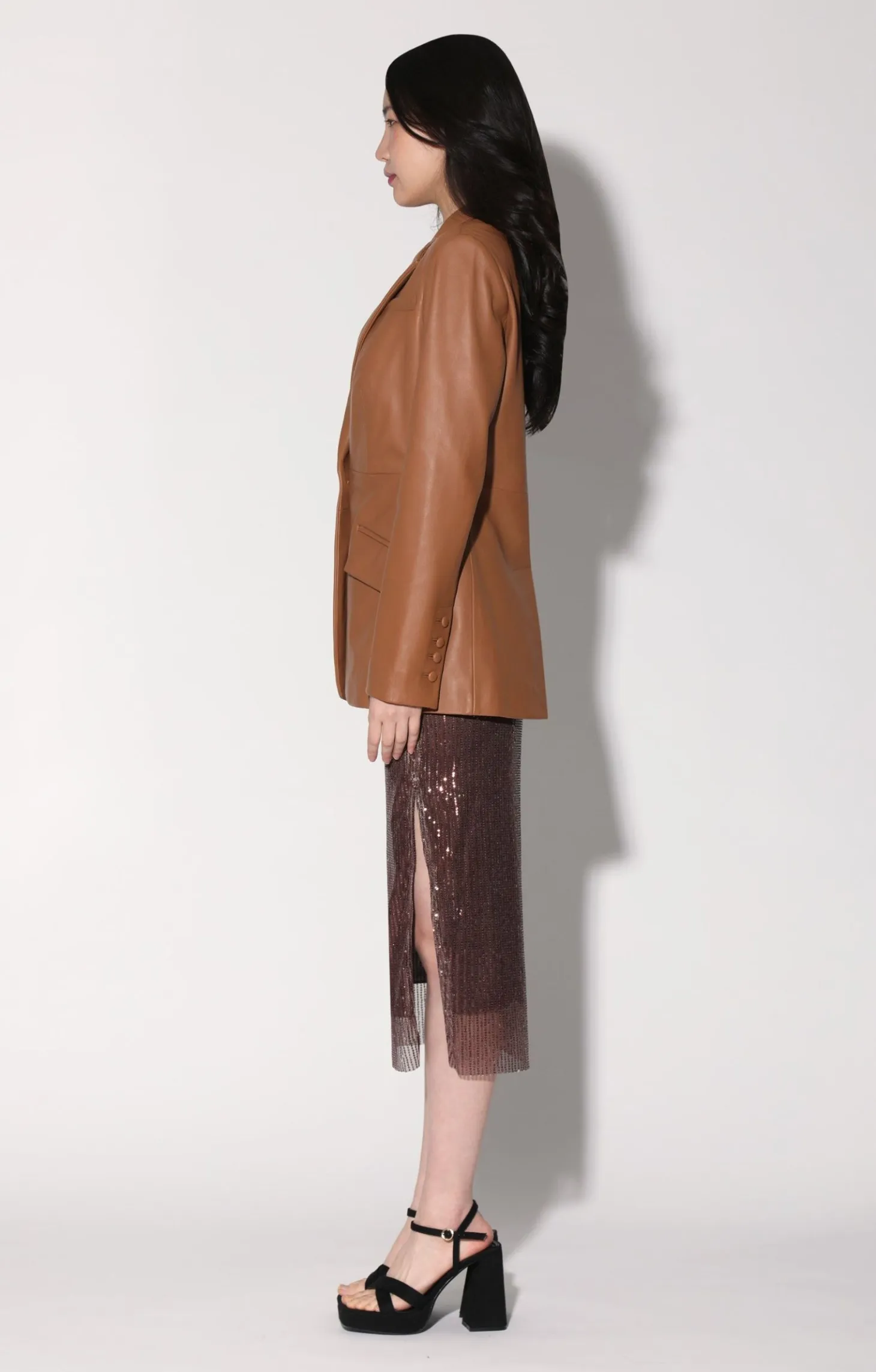 Mia Blazer, Camel-Leather>Walter Baker Hot