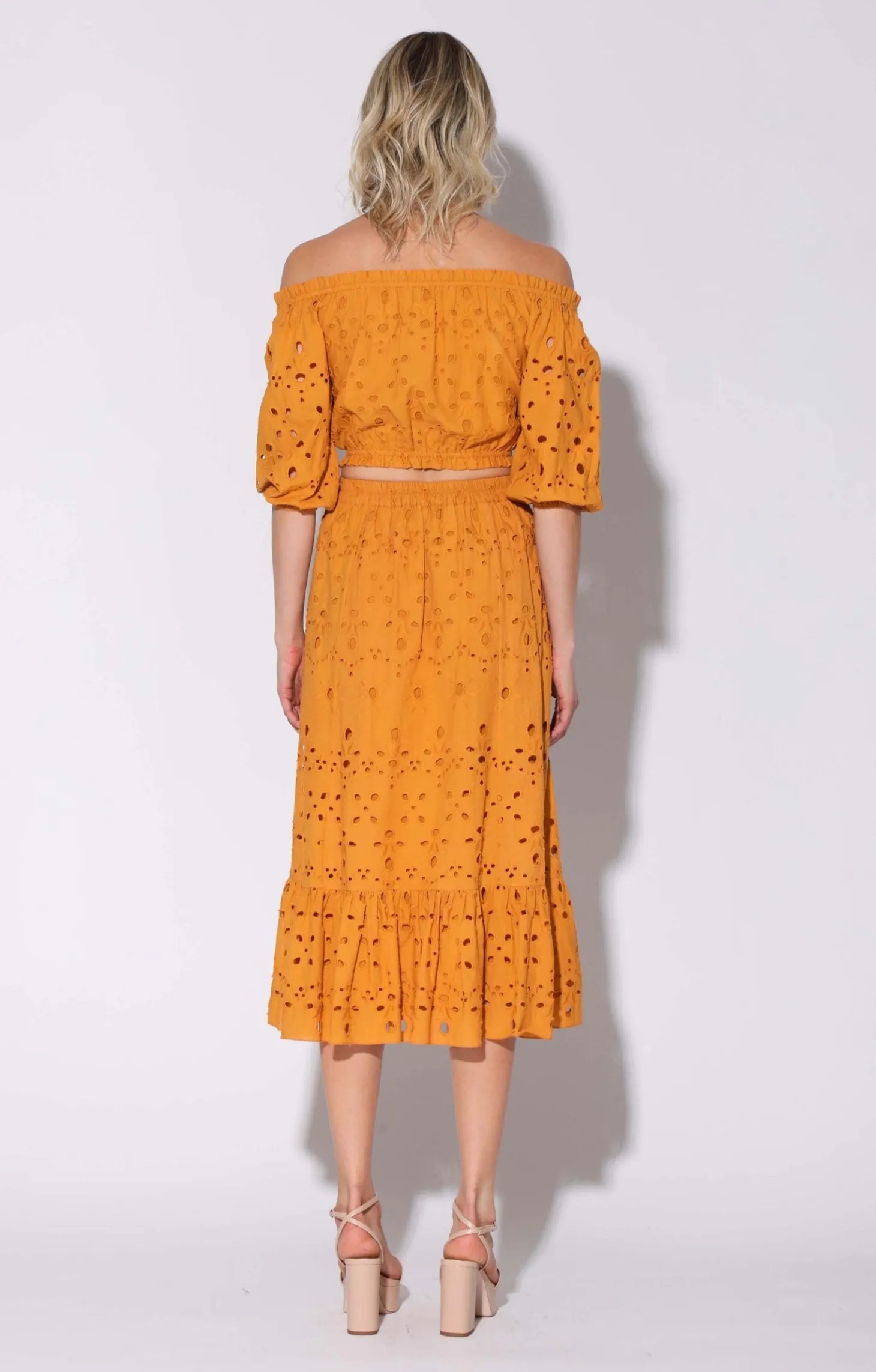 Mirelle Top, Ginger Eyelet>Walter Baker New