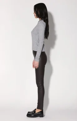 Raquelle Pant, Mocha-Stretch Leather><noscript><img width=