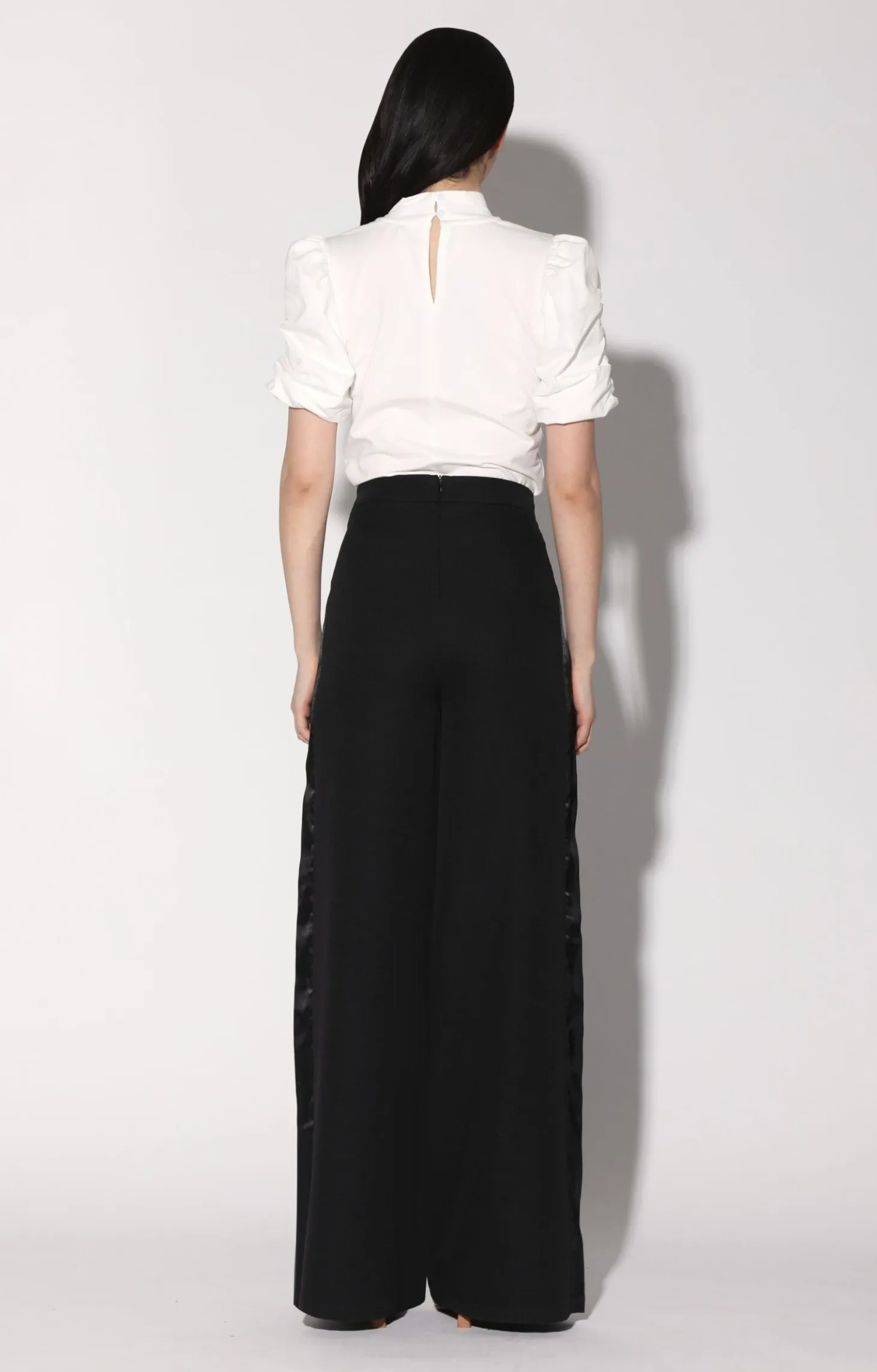Romeo Pant, Black Tux Suiting>Walter Baker Best
