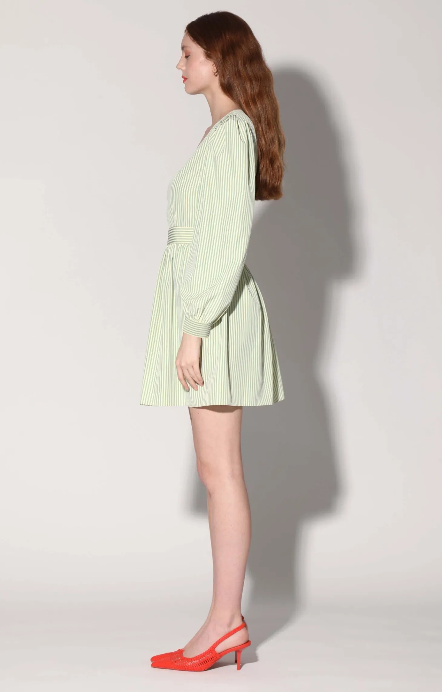 Sadia Dress, Lemon Teal>Walter Baker Fashion