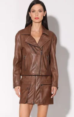 Sammy Jacket, Teak-Leather>Walter Baker Sale