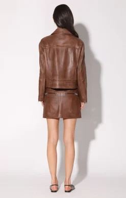 Sammy Jacket, Teak-Leather><noscript><img width=