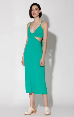 Sandrine Dress, Parakeet>Walter Baker New