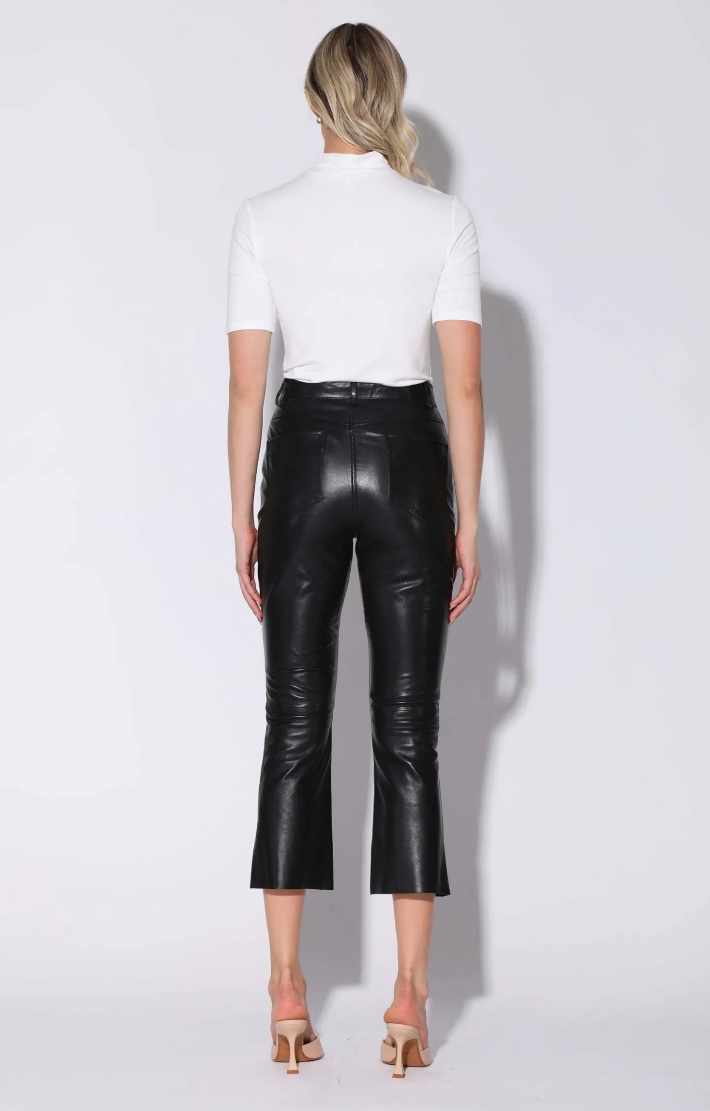 Selma Pant, Black-Leather>Walter Baker Online