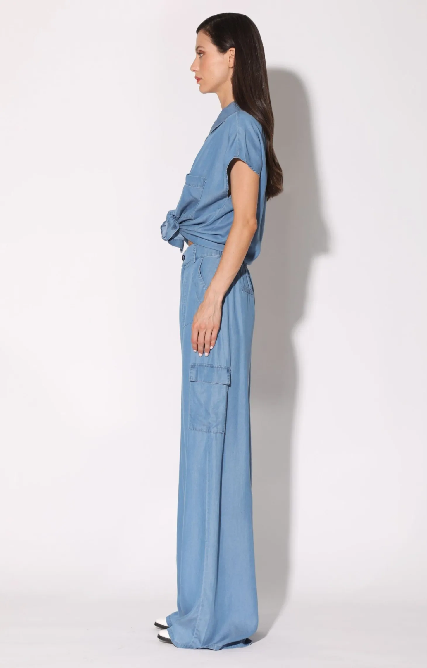 Sylvia Top, Medium Wash>Walter Baker Best Sale