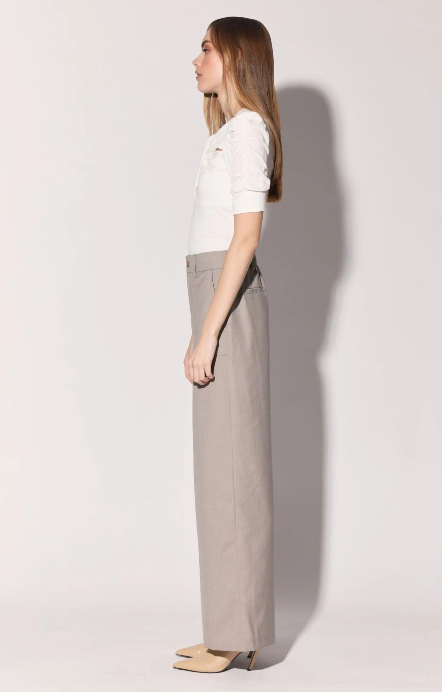 Sylvie Top, White>Walter Baker Best