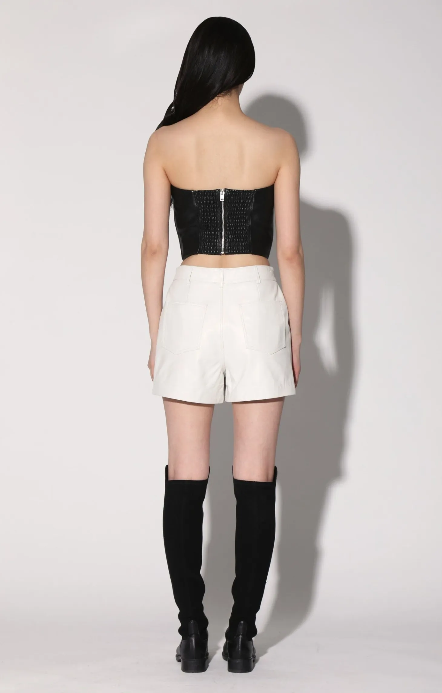 Tanvi Top, Black-Leather>Walter Baker Best Sale