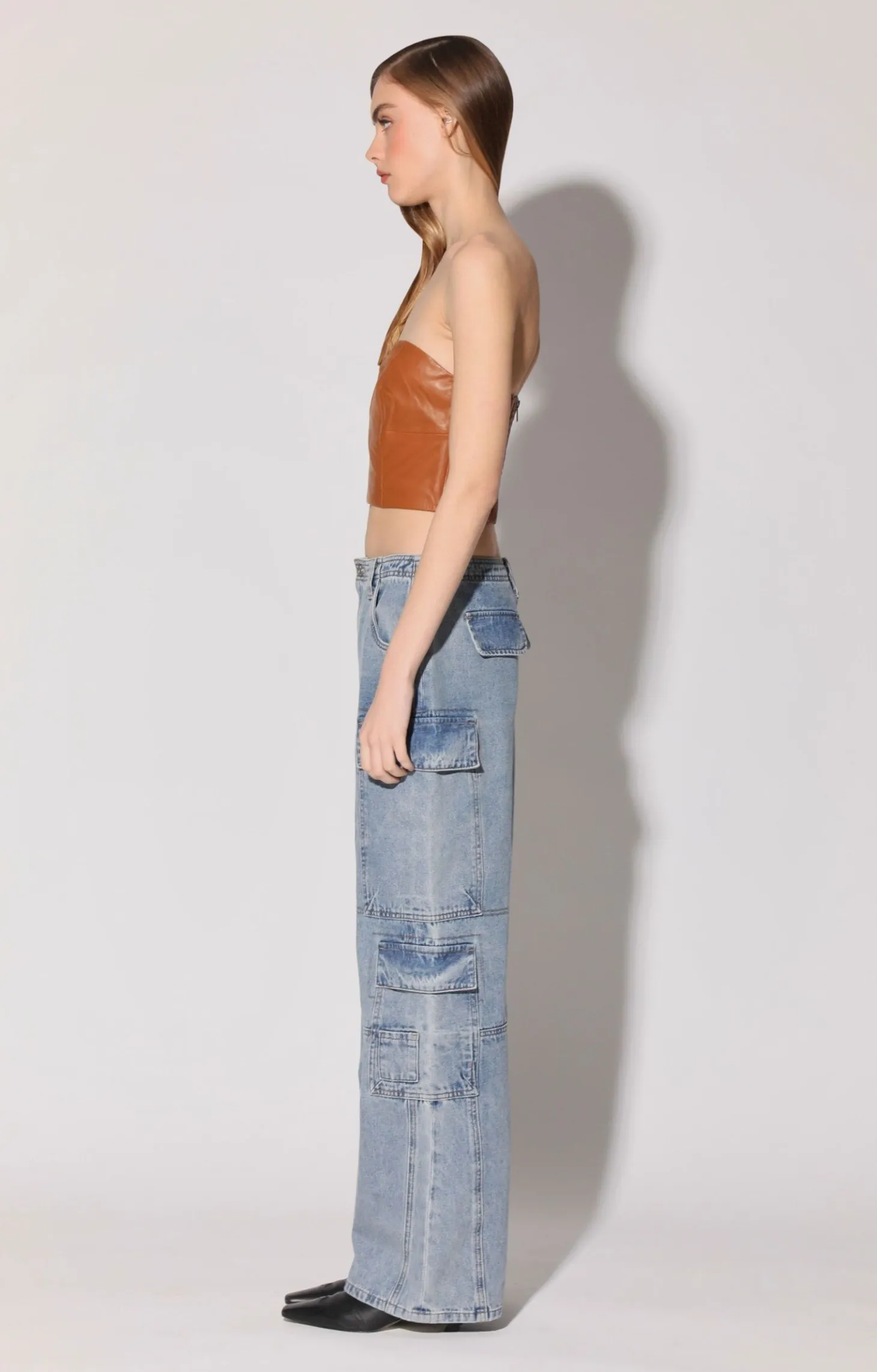 Tanvi Top, Camel-Leather>Walter Baker Cheap