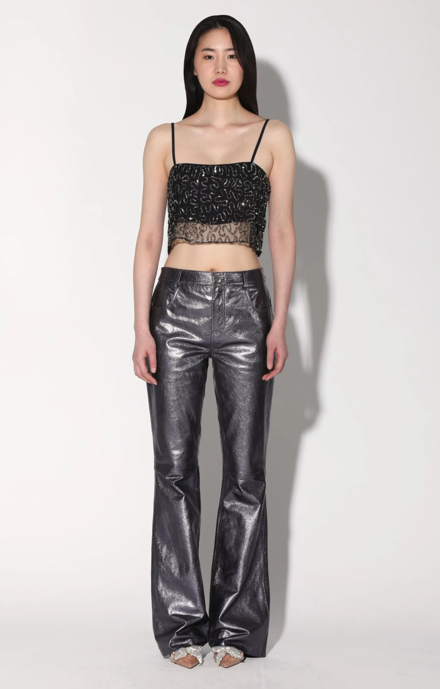 Tiana Top, Swirl Sequin>Walter Baker Discount