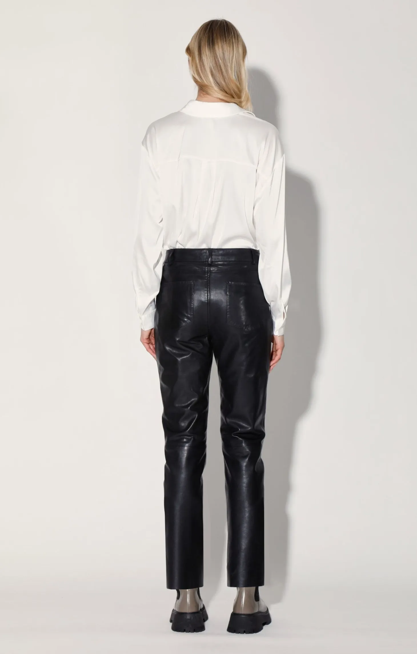 Yvette Pant, Black-Leather>Walter Baker Best